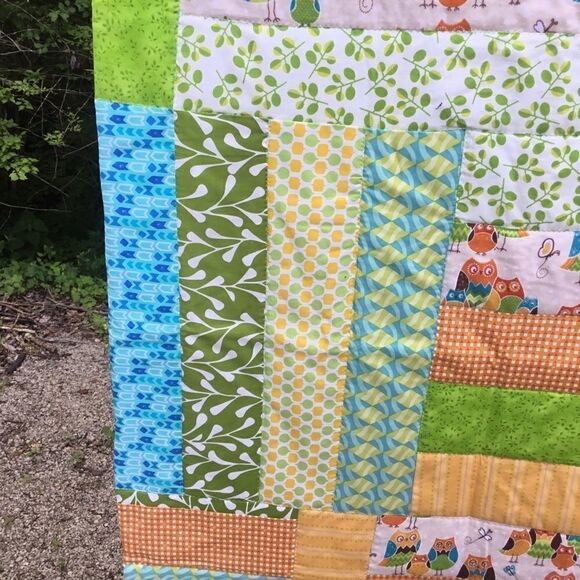 NWT Hand Crafted Owls Quilt - Picture 6 of 13